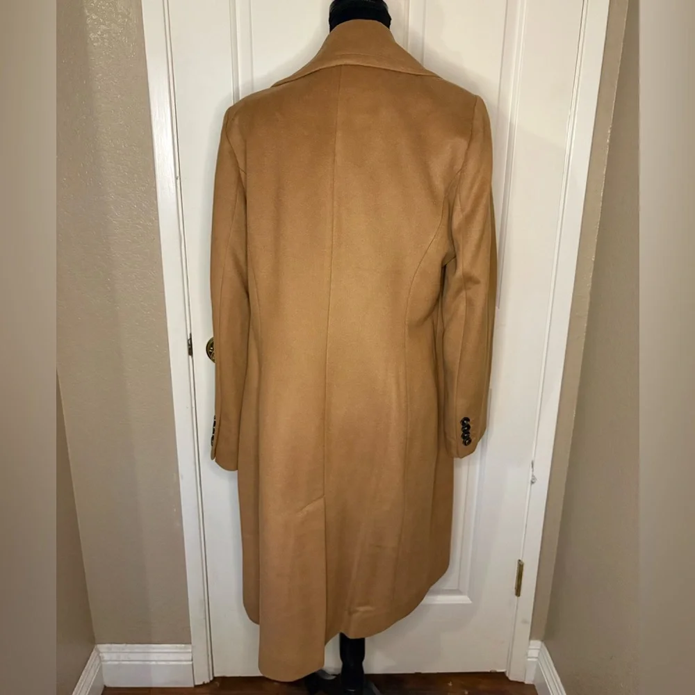 Michael Kors Tan Double-Breasted Trench Coat